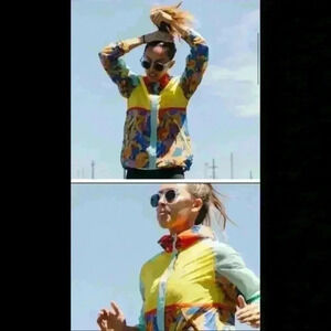 Poler breezy Unisex  Jacket Coat Junk Food Size Medium  Msrp$200